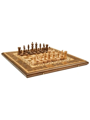 картинка Шахматы + нарды резные "Аида" 50, Mkhitaryan от магазина Gamesdealer.ru