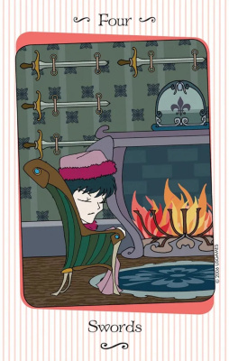 картинка Карты Таро "Vanessa Tarot In a Tin" US Games / Колода Ванессы в жестяной банке от магазина Gamesdealer.ru