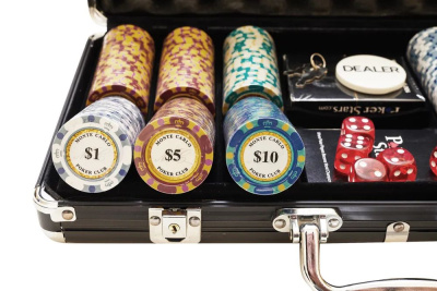картинка Набор для покера Monte Carlo на 300 фишек от магазина Gamesdealer.ru