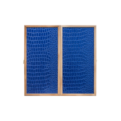 картинка Нарды кожаные Шарм "Синие" 50, Partida от магазина Gamesdealer.ru