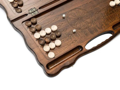 картинка Нарды резные "Герб Осетии", Rasulov от магазина Gamesdealer.ru