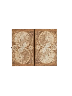 картинка Нарды кожаные Античная Карта, Турция, Yenigun от магазина Gamesdealer.ru