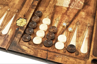 картинка Нарды резные "Армянский узор 1", Mkhitaryan от магазина Gamesdealer.ru