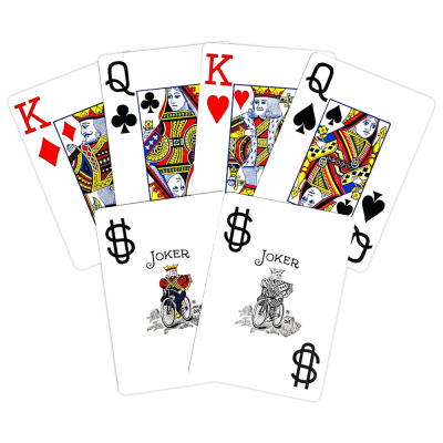 картинка Карты "Bicycle Rider Back International Jumbo Index Blue" от магазина Gamesdealer.ru