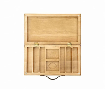 картинка Набор для покера Luxury Ceramic на 300 фишек в кейсе из бука, Partida от магазина Gamesdealer.ru