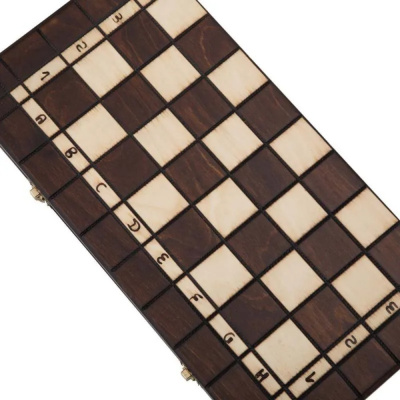 картинка Шахматы + Шашки + Нарды "Кинг 40" Madon (деревянные, Польша) от магазина Gamesdealer.ru