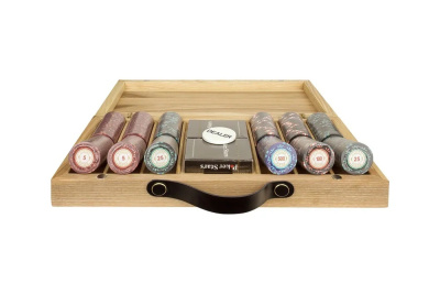 картинка Набор для покера Casino Royale на 300 фишек в кейсе из ясеня v2, Partida от магазина Gamesdealer.ru