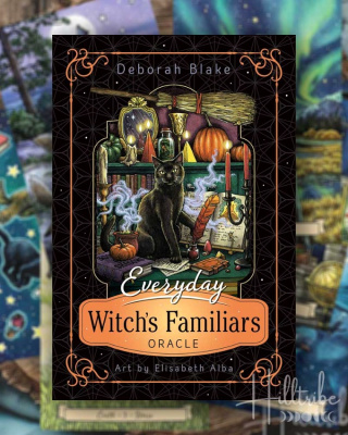 картинка Карты Таро "Everyday Witch's Familiars Oracle" Llewellyn / Фамильяры Повседневной Ведьмы - Оракул от магазина Gamesdealer.ru