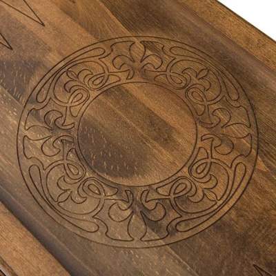 картинка Нарды резные "Узор-2", Ustyan от магазина Gamesdealer.ru