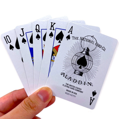 картинка Карты "Bicycle Aladdin Playing Cards red" от магазина Gamesdealer.ru