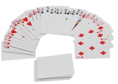 картинка Карты "Bicycle Blank Back Standard Face blue" / рубашка пустая, лицо стандарт от магазина Gamesdealer.ru