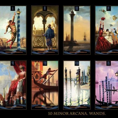 картинка Карты Таро "Venetian Tarot", Tarotmania / Венецианское Таро от магазина Gamesdealer.ru