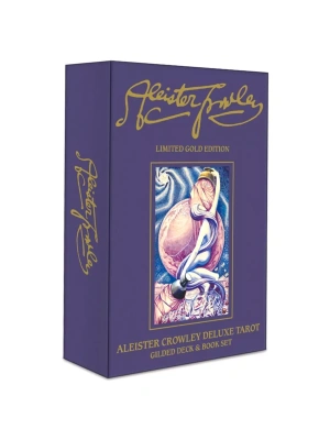 картинка Карты Таро "Aleister Crowely Deluxe Tarot: Gilded Deck & Book" US Games / Алистер Кроули Делюкс Таро от магазина Gamesdealer.ru
