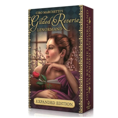 Карты Таро "Gilded Reverie Lenormand Expanded" US Games / Золотые Мечты Ленорман (расширенное издани