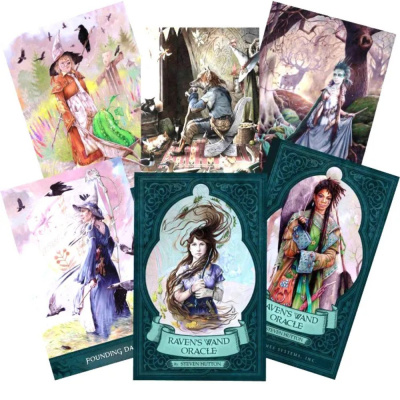 картинка Карты Таро "Raven Wand Oracle" US Games / Жезл Ворона от магазина Gamesdealer.ru