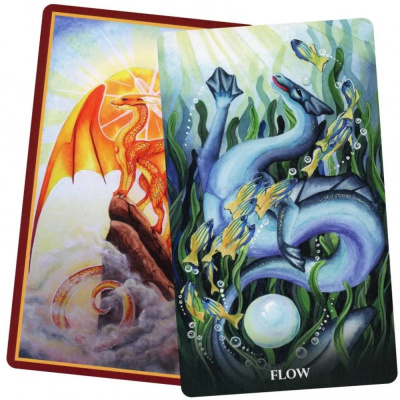 картинка Карты Таро "Universal Dragon Oracle" Blue Angel / Оракул Вселенского Дракона от магазина Gamesdealer.ru