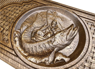 картинка Нарды резные "Рыбак", Mkhitaryan от магазина Gamesdealer.ru