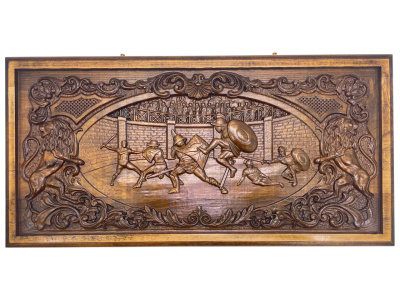 картинка Нарды резные  "Гладиаторы", Ustyan от магазина Gamesdealer.ru