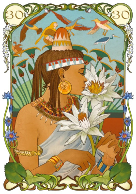 картинка Карты Таро "Egyptian Lenormand Oracle" Lo Scarabeo / Египетский Оракул Ленорман Открывает Карты от магазина Gamesdealer.ru