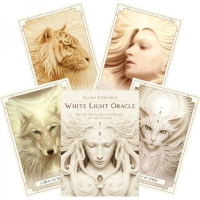 картинка Карты Таро "White Light Oracle" Reprint / Оракул Белого Света TAROMANIA от магазина Gamesdealer.ru