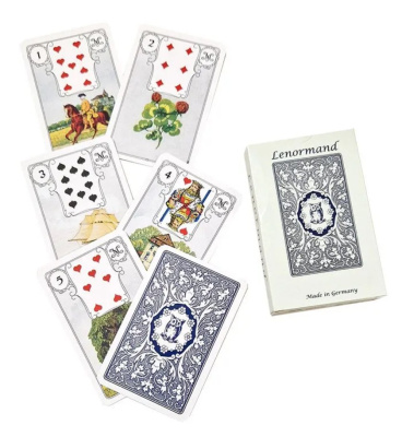 картинка Карты Таро "Mille Lenormand Blue Owl" AGM Urania / Ленорман Синяя Сова магазин Gamesdealer.ru являющийся официальным дистрибьютором в России  картинка Карты Таро "Mille Lenormand Blue Owl" AGM Urania / Ленорман Синяя Сова от магазина Gamesdealer.ru