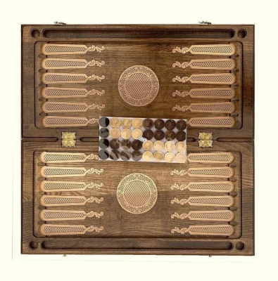 картинка Нарды резные "Ветвь дуба", Mkhitaryan от магазина Gamesdealer.ru