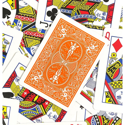 картинка Карты "Bicycle rider back standard poker plaing cards Orange back" от магазина Gamesdealer.ru