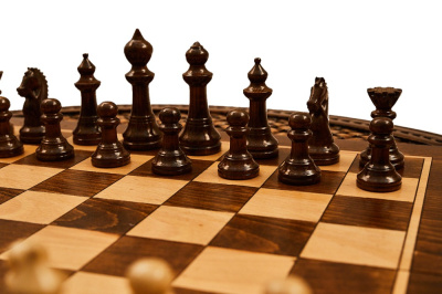 картинка Шахматы + нарды резные "Гаянэ 2" 60, Ustyan от магазина Gamesdealer.ru