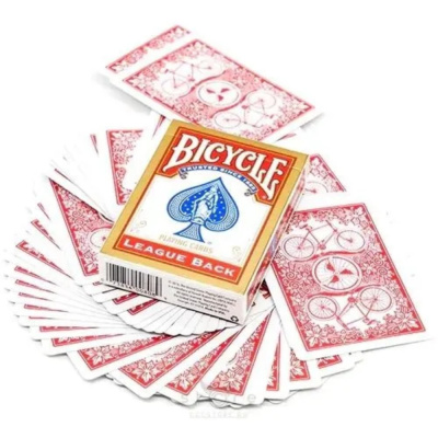 картинка Карты "Bicycle Standard League Back red" от магазина Gamesdealer.ru