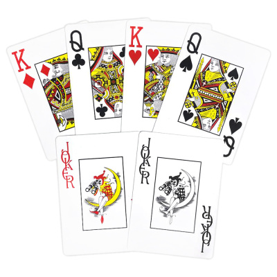 картинка Карты для покера "Texas Holdem" 100% пластик, синяя рубашка магазин Gamesdealer.ru являющийся официальным дистрибьютором в России  картинка Карты для покера "Texas Holdem" 100% пластик, синяя рубашка от магазина Gamesdealer.ru
