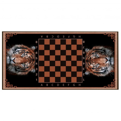 картинка Нарды + Шашки Сирия Тигр большие (Россия, дерево, 60 см), Partida от магазина Gamesdealer.ru