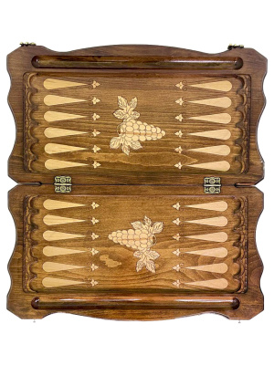 картинка Нарды резные "Виноградная лоза", 60 Simonyan от магазина Gamesdealer.ru