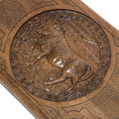 картинка Нарды резные "Зодиак Телец", Ustyan от магазина Gamesdealer.ru