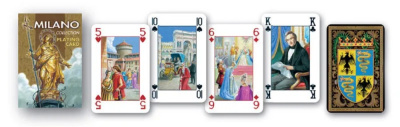 картинка Карты "History of Milan Playing Cards" магазин Gamesdealer.ru являющийся официальным дистрибьютором в России  картинка Карты "History of Milan Playing Cards" от магазина Gamesdealer.ru