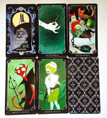 картинка Карты Таро "The Nightmare Before Christmas Tarot" Reprint / Кошмар Перед Рождеством TAROMANIA от магазина Gamesdealer.ru
