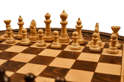 картинка Шахматы + нарды резные "Гаянэ 2" 60, Ustyan от магазина Gamesdealer.ru