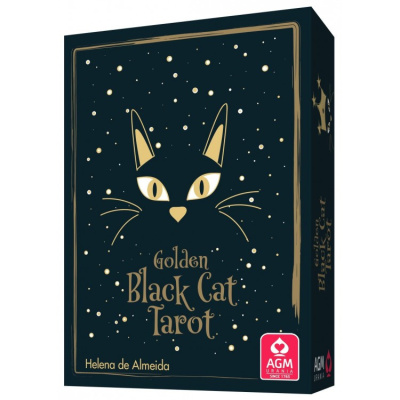 Карты Таро "Golden Black Cat Tarot" AGM Urania / Золотое Таро Черной Кошки