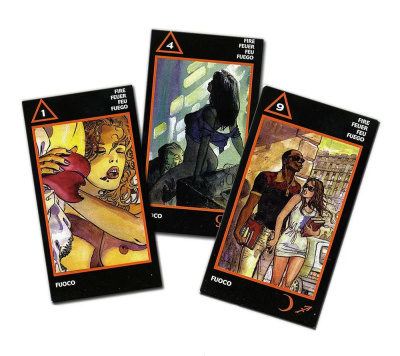 картинка Карты Таро "Manara Milo Erotic Tarot of Manara" Италия Lo Scarabeo / Эротическое Таро Манара от магазина Gamesdealer.ru