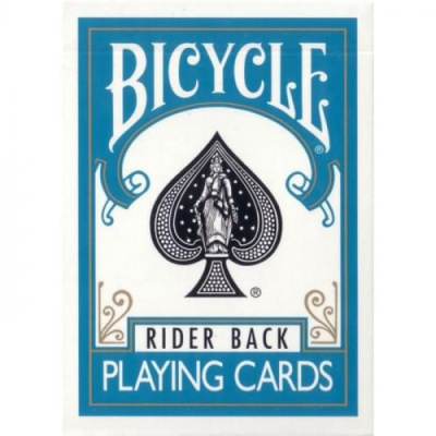 Карты "Bicycle rider back standart poker playing cards Turquoise back"