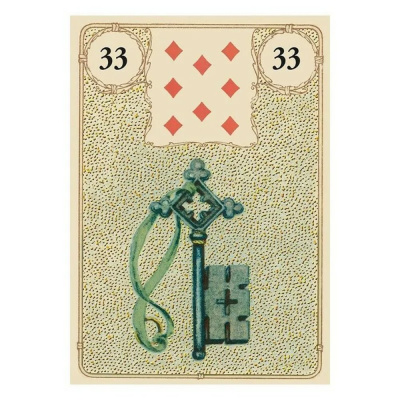 картинка Карты Таро "Golden Lenormand Oracle" Lo Scarabeo / Золотой Оракул Ленорман от магазина Gamesdealer.ru