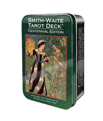 картинка Карты Таро "Smith-Waite Tarot Deck Centennial" US Games / Таро Столетия Смита-Уэйта в жестяной банке от магазина Gamesdealer.ru