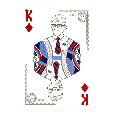 картинка Карты "Bicycle back to the Future standard index blue" от магазина Gamesdealer.ru