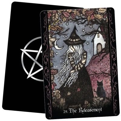 картинка Карты Таро "The Solitary Witch Oracle Cards" Blue Angel / Карты Одинокой Ведьмы-Оракула от магазина Gamesdealer.ru