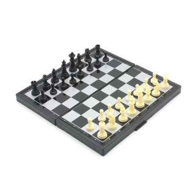 картинка Шахматы, нарды, шашки магнитные пластиковые 3 в 1 (поле 24 см) от магазина Gamesdealer.ru
