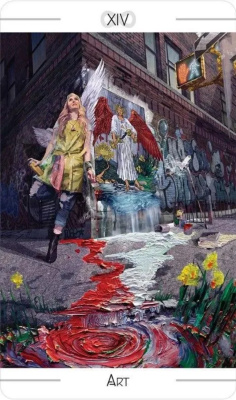 картинка Карты Таро "The Urban Tarot" Reprint / Городское Таро TAROMANIA от магазина Gamesdealer.ru