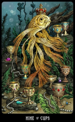 картинка Карты Таро The Slavic Legends Tarot - LARGE Version 14cm, Taroteca / Славянские Легенды 14 см, золот от магазина Gamesdealer.ru