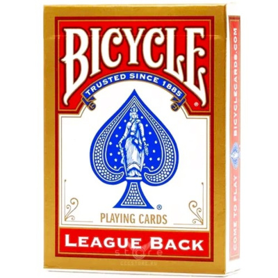 картинка Карты "Bicycle Standard League Back red/blue" от магазина Gamesdealer.ru