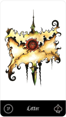 картинка Карты Таро "Malefique Lenormand" US Games / Малефик Ленорман от магазина Gamesdealer.ru