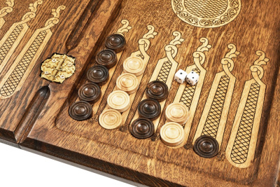 картинка Нарды резные "Герб Армении 2" 50, Mkhitaryan от магазина Gamesdealer.ru