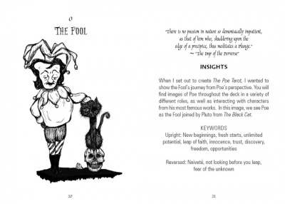 картинка Карты Таро "The Poe Tarot Cards" Red Feather / Таро Эдгара Аллана По от магазина Gamesdealer.ru